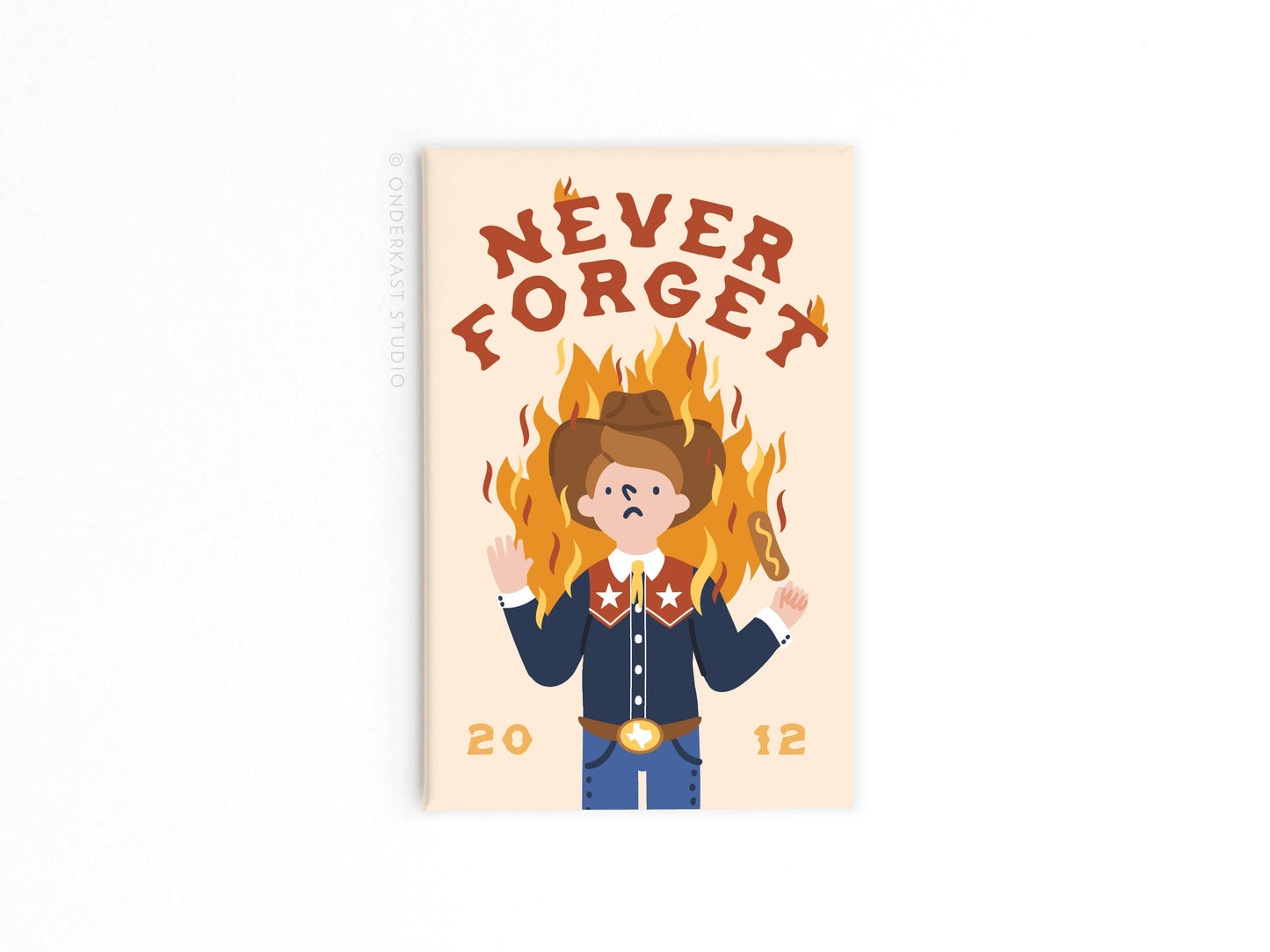 Never Forget Refrigerator Magnet