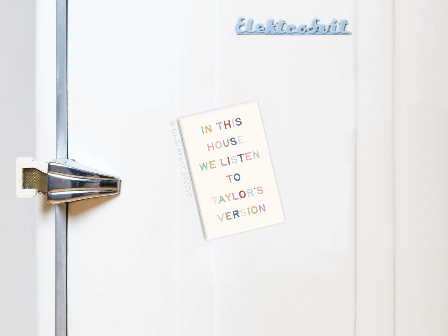 Fridge magnet text