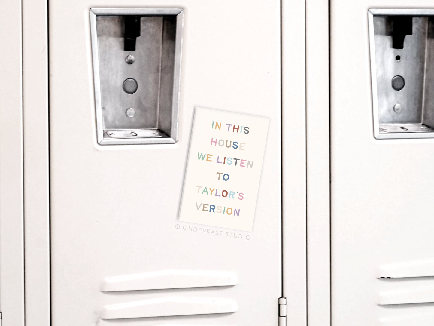 Fridge magnet text