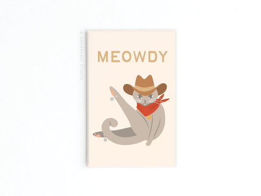 Meow Cat Fridge Magnet